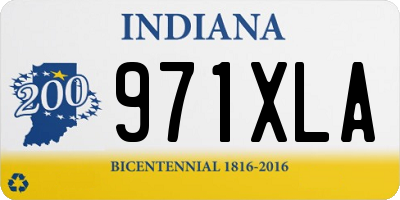 IN license plate 971XLA