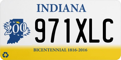 IN license plate 971XLC