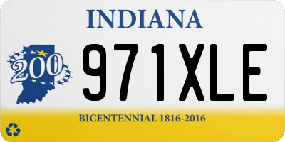 IN license plate 971XLE