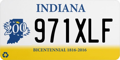 IN license plate 971XLF