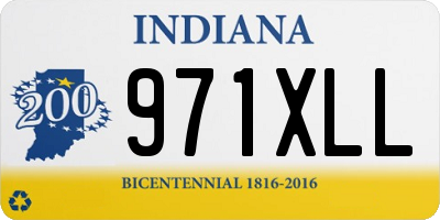 IN license plate 971XLL
