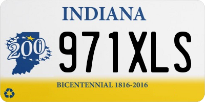 IN license plate 971XLS