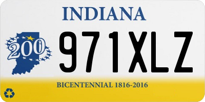 IN license plate 971XLZ