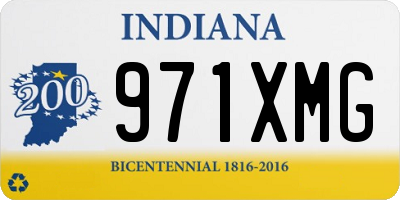 IN license plate 971XMG