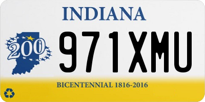 IN license plate 971XMU