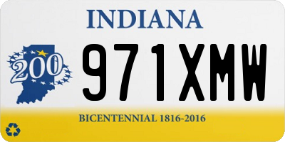 IN license plate 971XMW