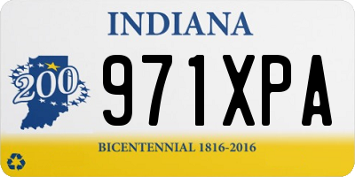 IN license plate 971XPA