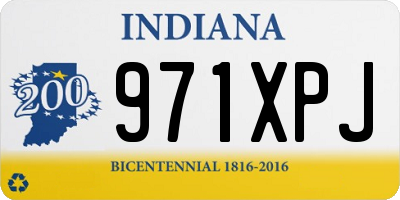 IN license plate 971XPJ