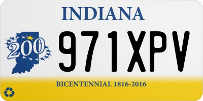 IN license plate 971XPV