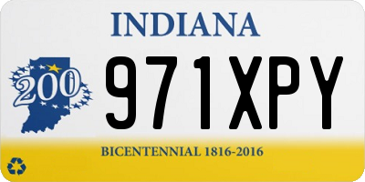 IN license plate 971XPY