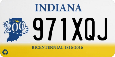 IN license plate 971XQJ