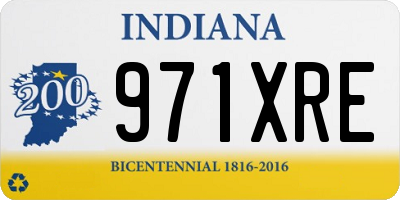 IN license plate 971XRE