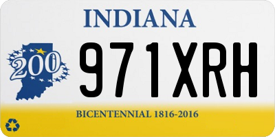 IN license plate 971XRH