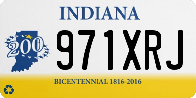 IN license plate 971XRJ
