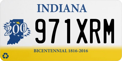 IN license plate 971XRM