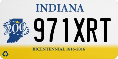 IN license plate 971XRT