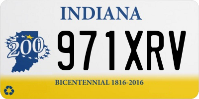 IN license plate 971XRV