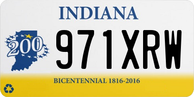 IN license plate 971XRW