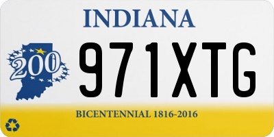 IN license plate 971XTG