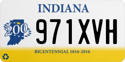 IN license plate 971XVH