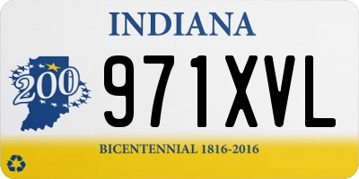 IN license plate 971XVL