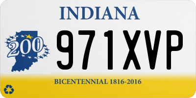IN license plate 971XVP