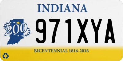 IN license plate 971XYA