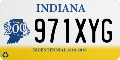 IN license plate 971XYG