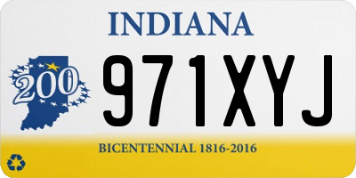 IN license plate 971XYJ
