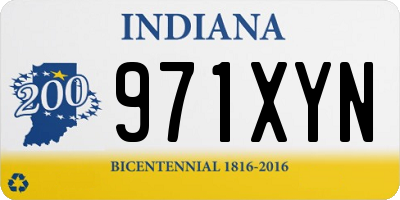 IN license plate 971XYN