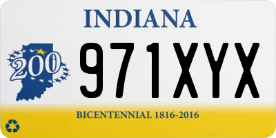 IN license plate 971XYX
