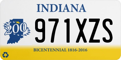 IN license plate 971XZS