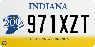 IN license plate 971XZT