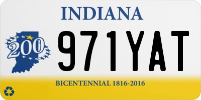 IN license plate 971YAT