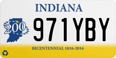 IN license plate 971YBY