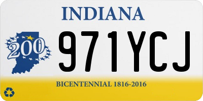 IN license plate 971YCJ
