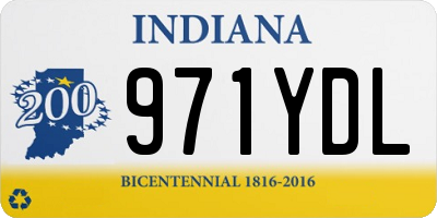 IN license plate 971YDL