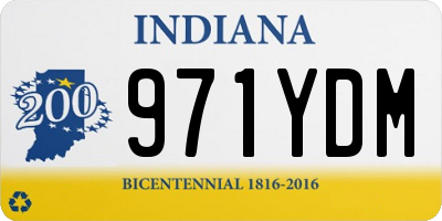 IN license plate 971YDM