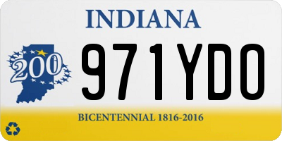 IN license plate 971YDO