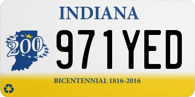 IN license plate 971YED