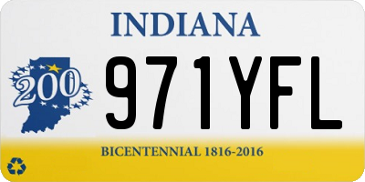 IN license plate 971YFL