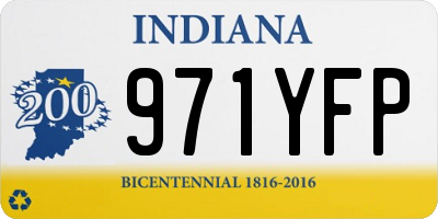 IN license plate 971YFP