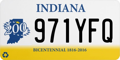 IN license plate 971YFQ