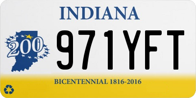 IN license plate 971YFT