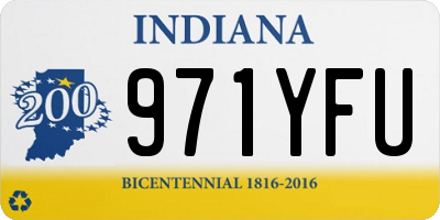 IN license plate 971YFU