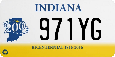 IN license plate 971YG