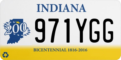 IN license plate 971YGG
