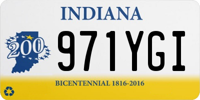 IN license plate 971YGI
