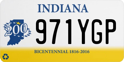 IN license plate 971YGP
