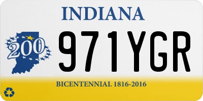 IN license plate 971YGR